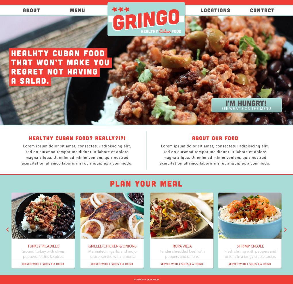 Gringo - Healthy Cuban Food - image 2 - student project