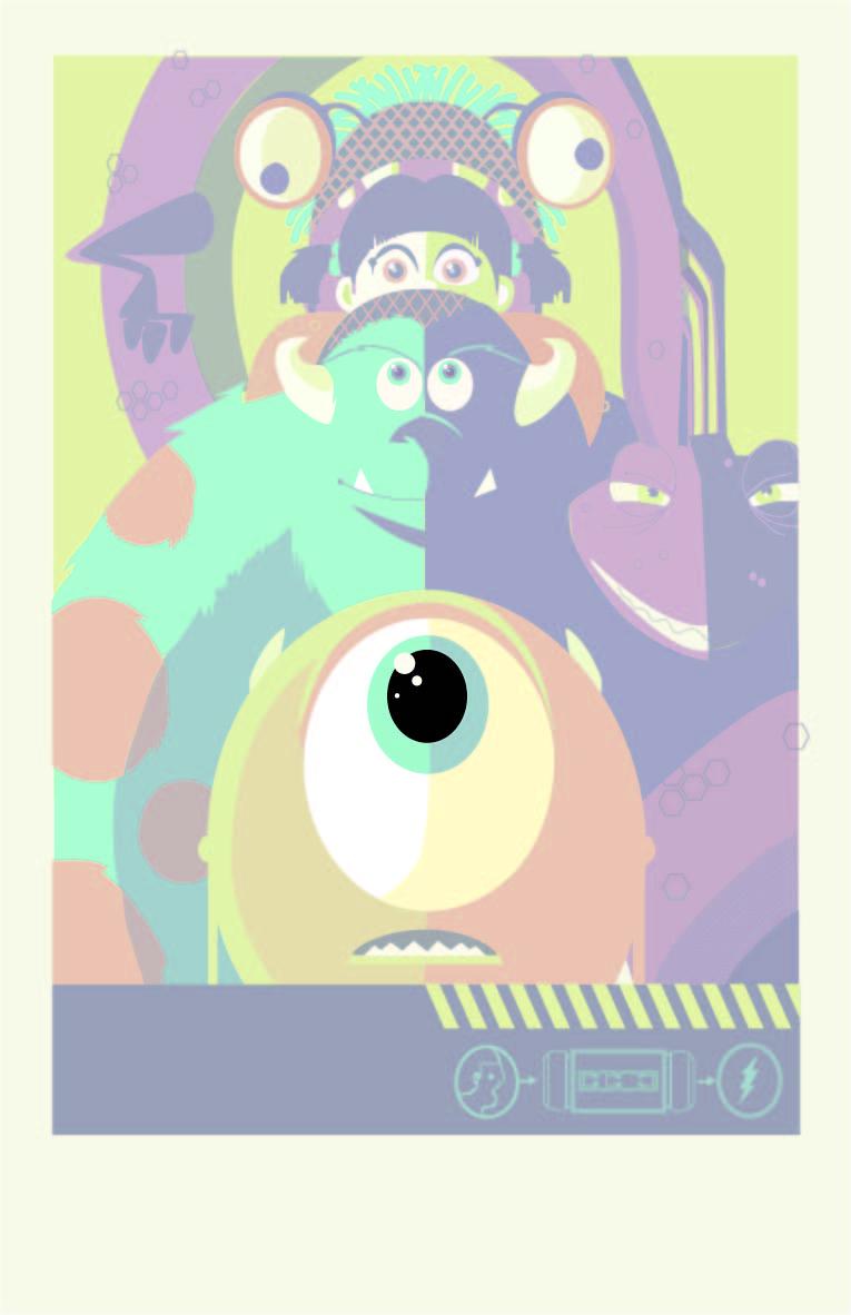 Monsters Inc - image 2 - student project