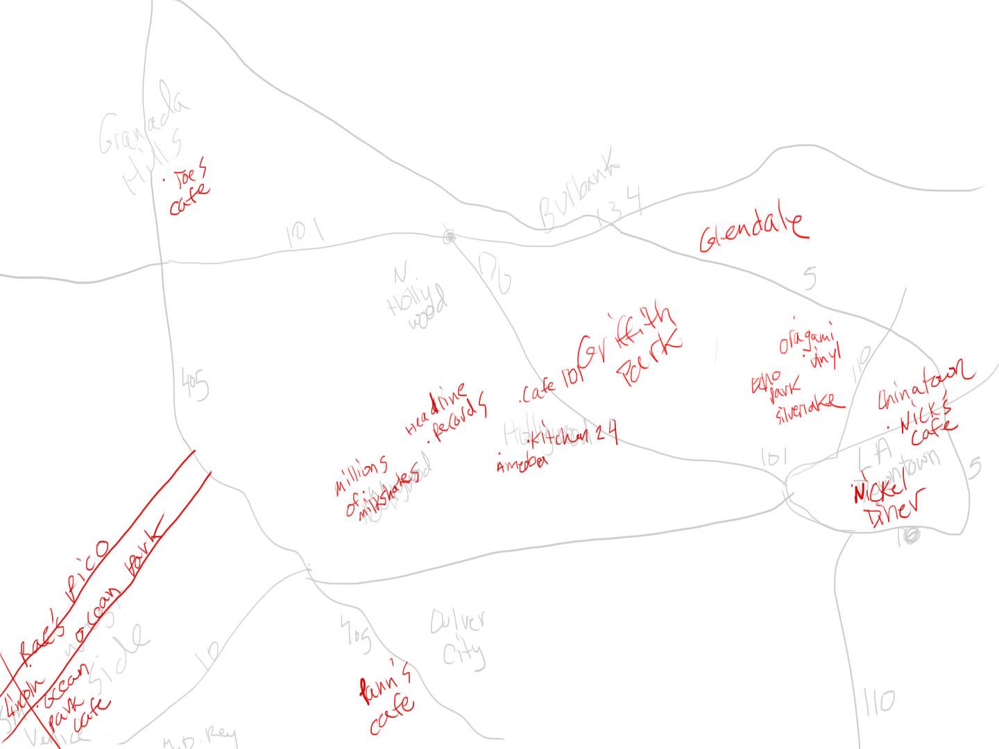 Map of Los Angeles - image 3 - student project