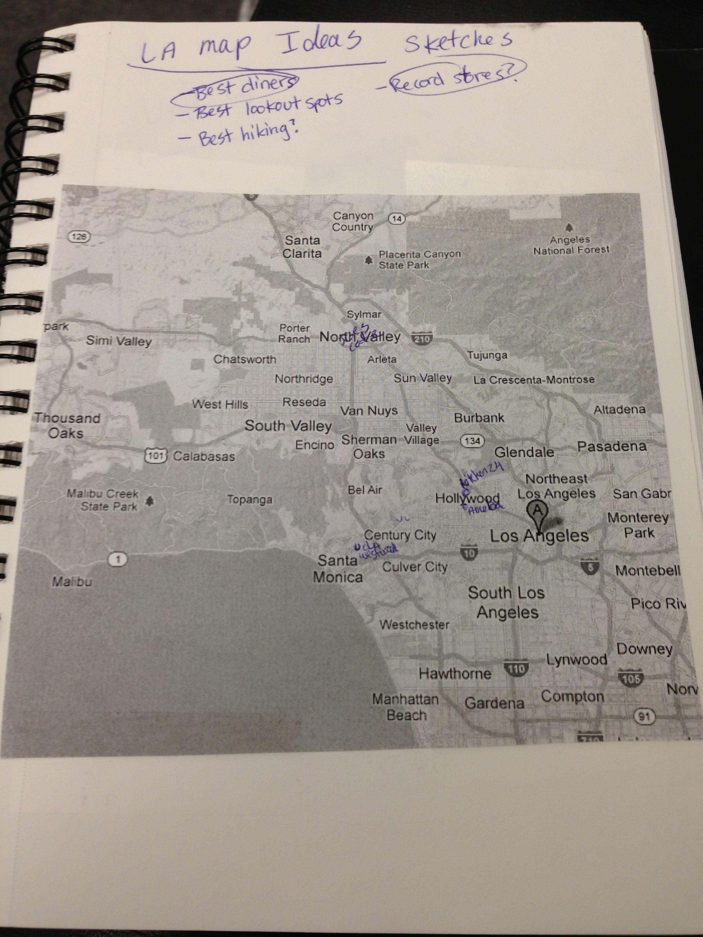 Map of Los Angeles - image 1 - student project