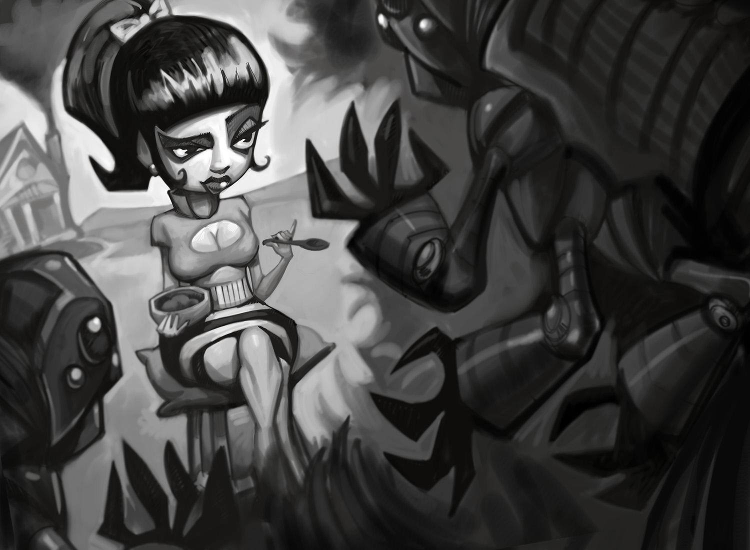 LIttle Miss Muffet and Company - image 1 - student project