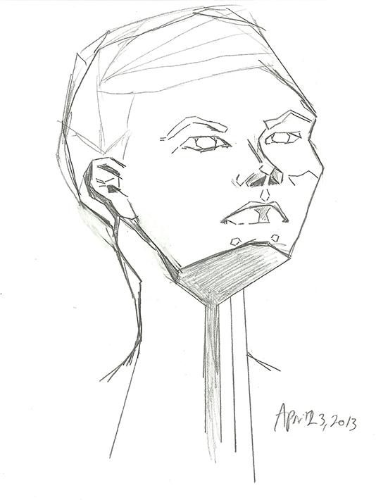 Geometric Face - image 1 - student project