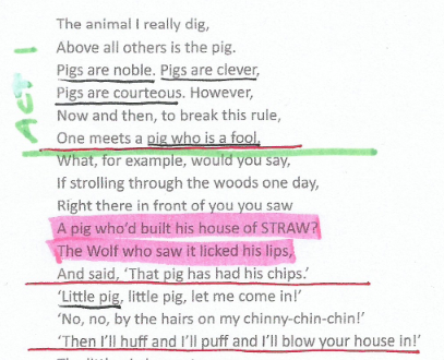 SAMPLE PROJECT: The Three Little Pigs - image 1 - student project