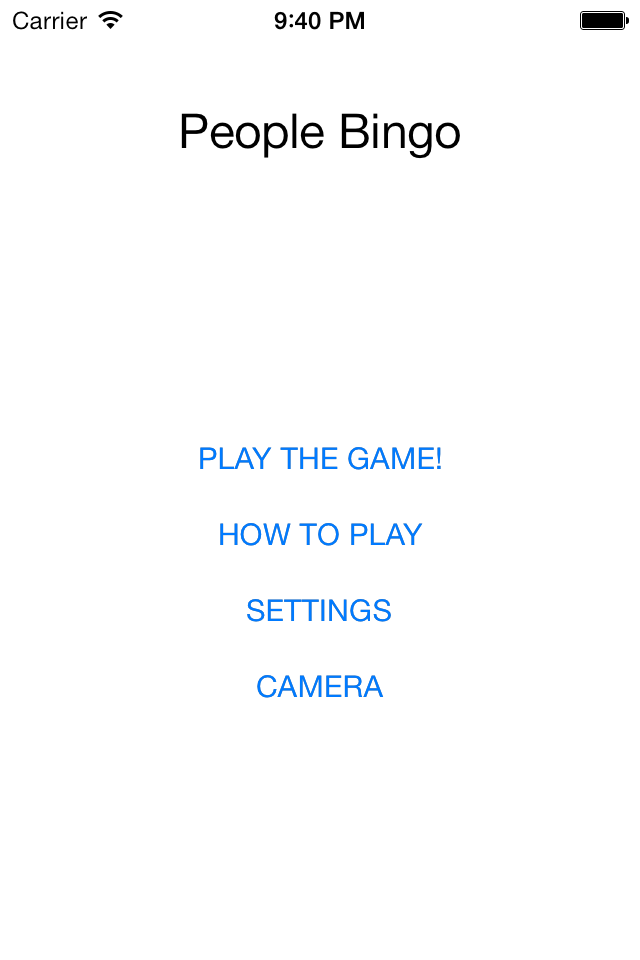 People Bingo - image 1 - student project