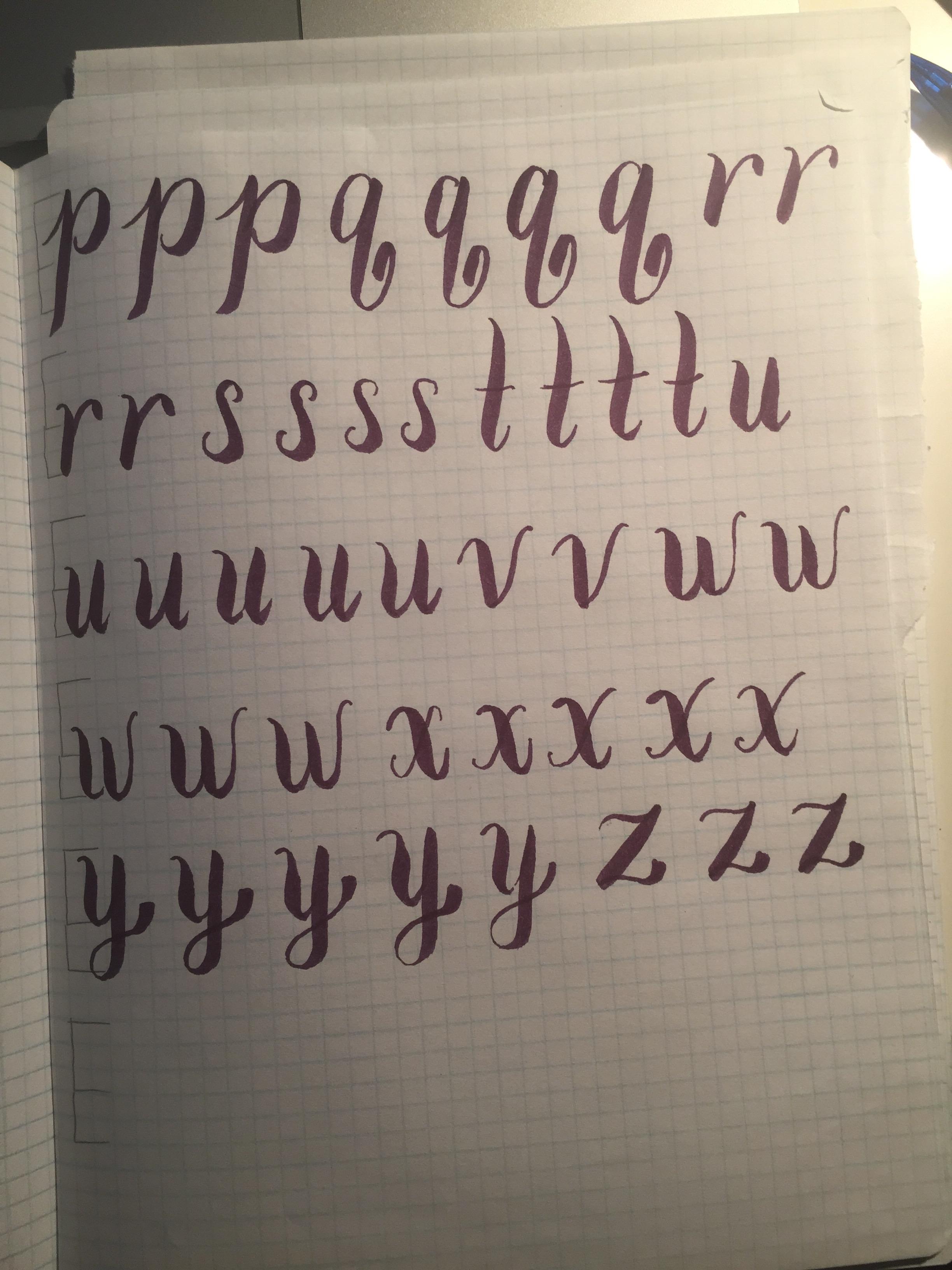 Practicing My Hand Lettering - image 7 - student project