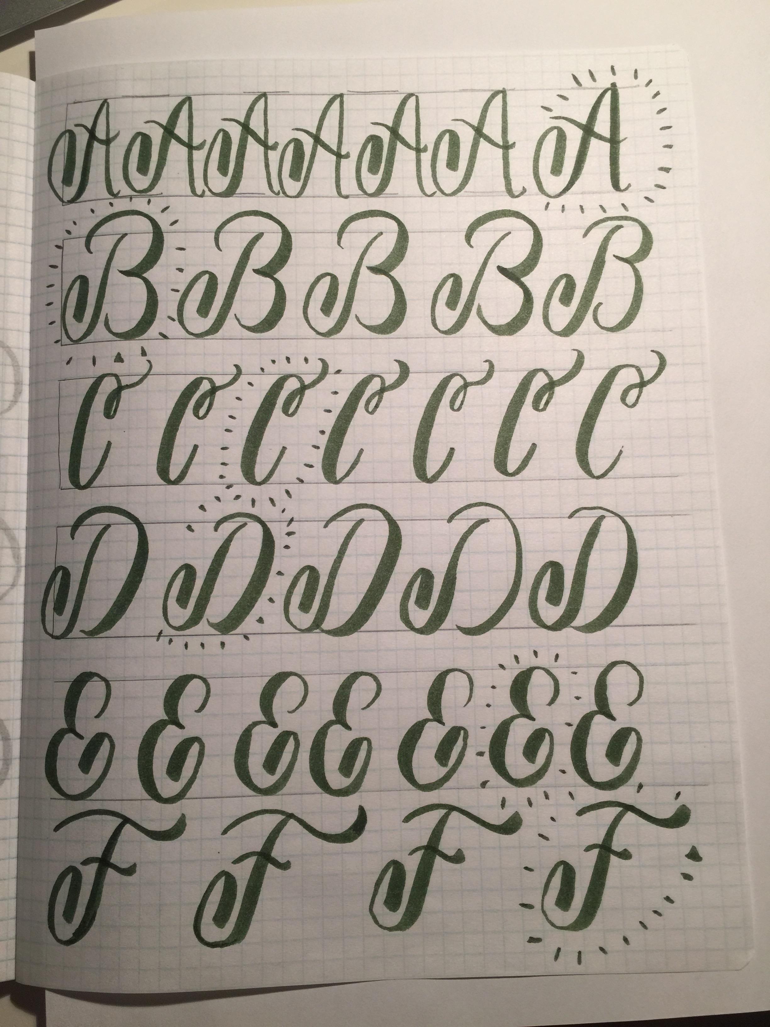 Practicing My Hand Lettering - image 1 - student project