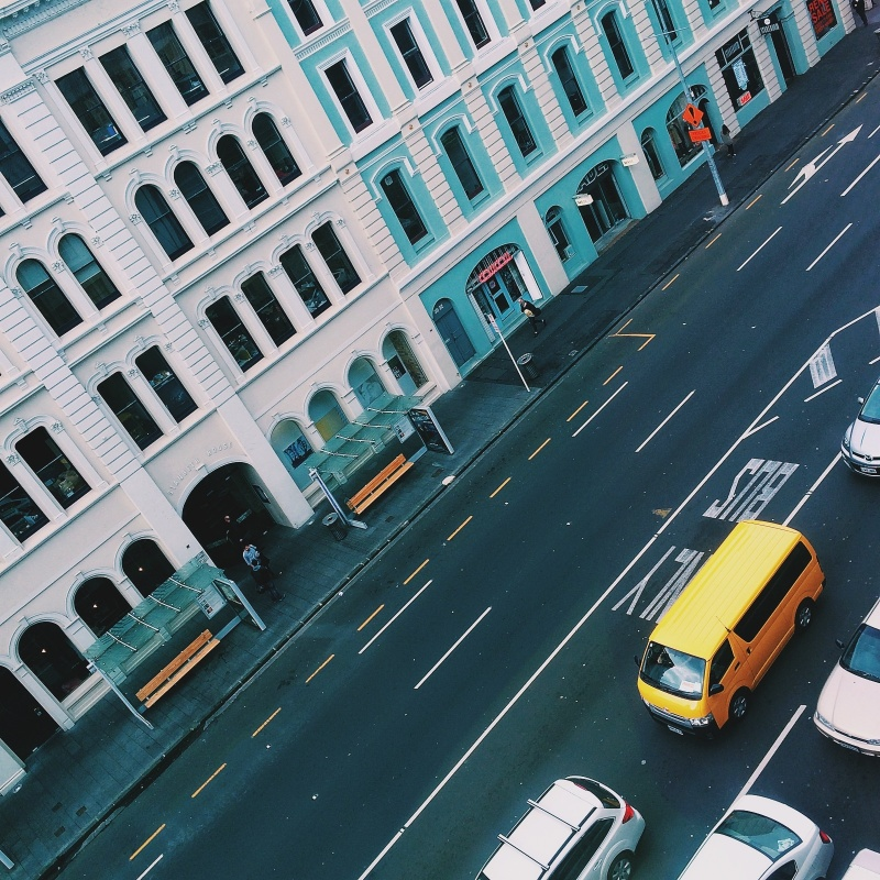 Ice cream paint job Britomart, Auckland. NZ Skillshare Student Project