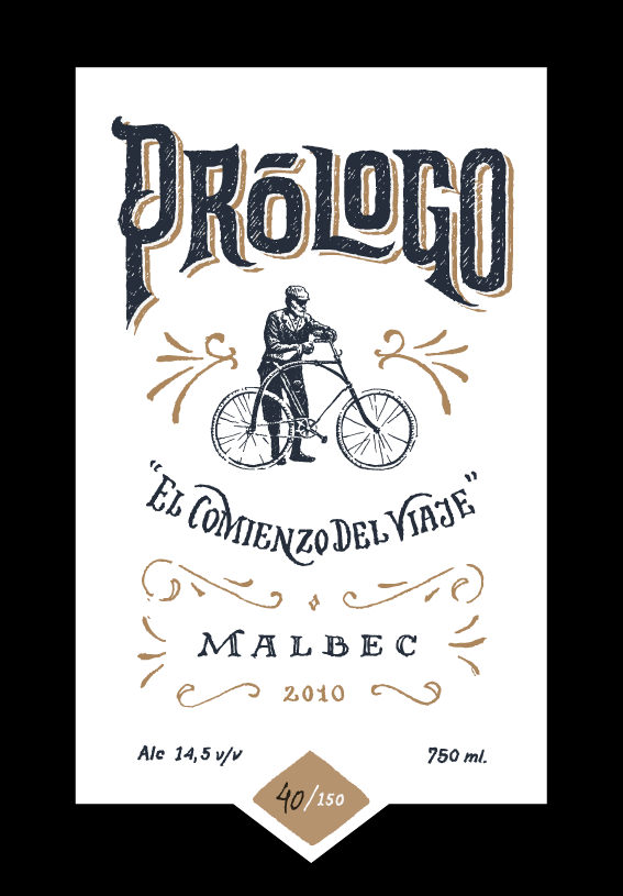 Prólogo wine label - image 7 - student project
