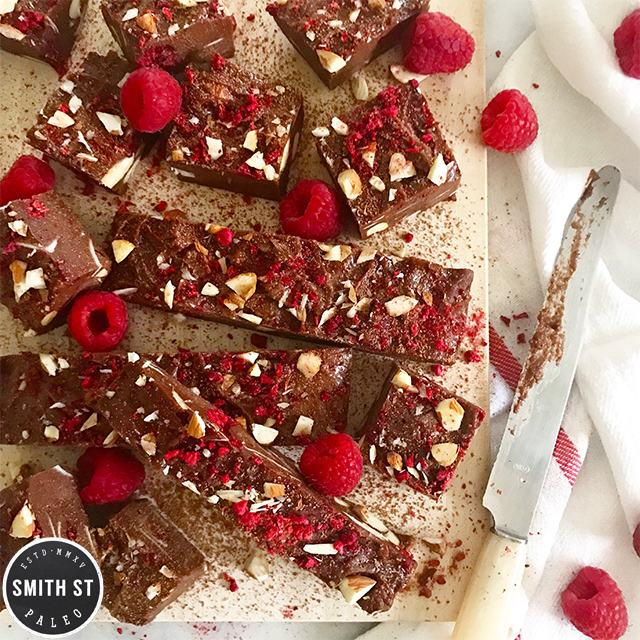 Almond Coconut & Raspberry Fudge