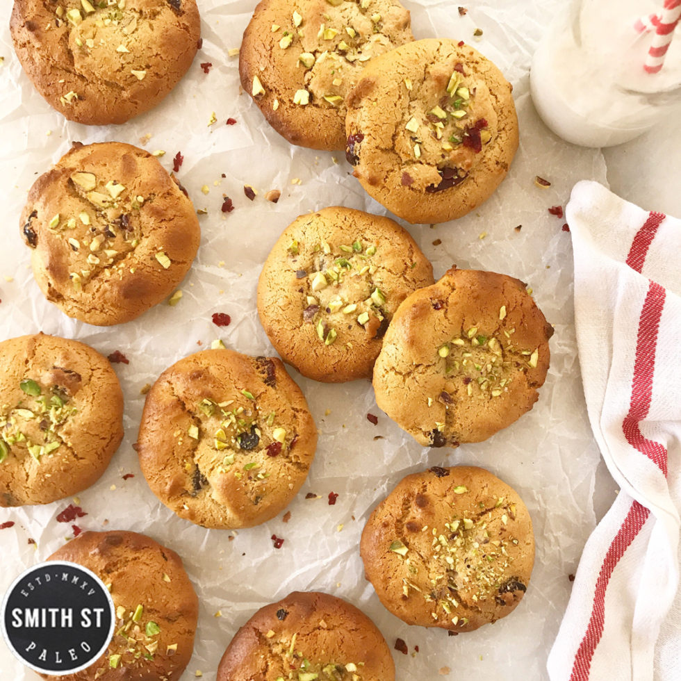 cranberry and pistachio cookies