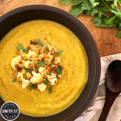 Curried Cauliflower & Parsnip Soup