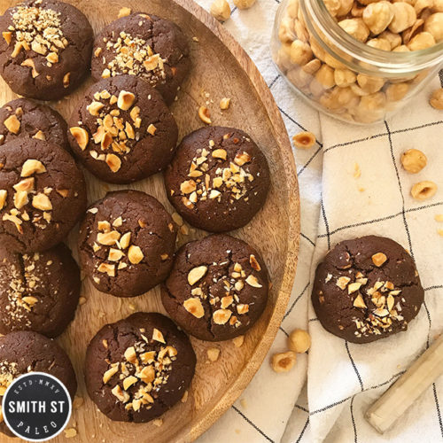 Choc Hazelnut Cookies