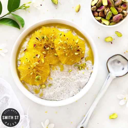 Orange Blossom Chia Pudding