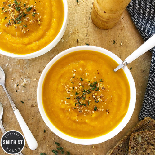 Swede carrot and Pumpkin Soup