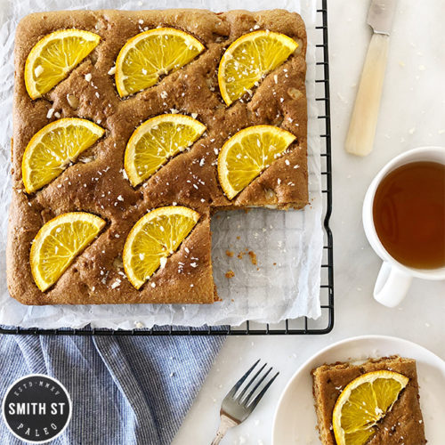 Orange and Macadamia Blondies