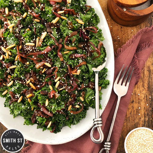 Kale Salad with Sweet Onions
