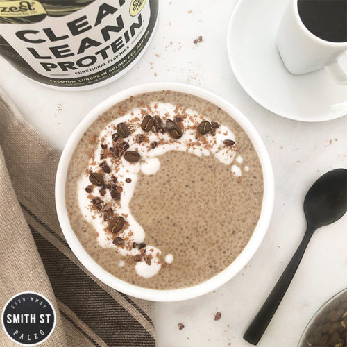 Espresso Protein Chia Pudding