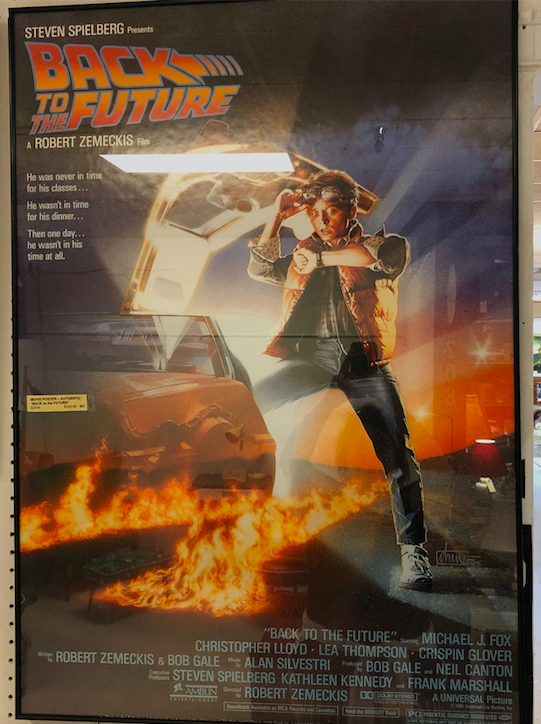 Get Your Nostalgia On With This Back To The Future Movie Poster No Need To Time Travel Go To Gaslam The Future Movie Movie Memorabilia Back To The Future