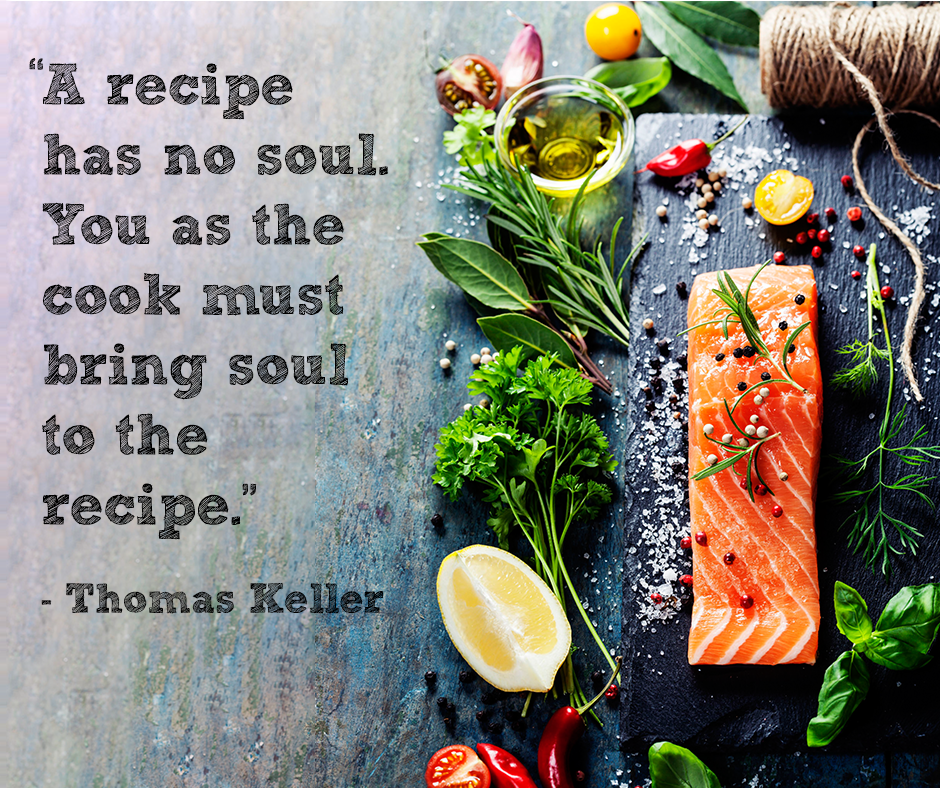 Cook from the soul! Quotes Quotes we love Cooking quotes Chef