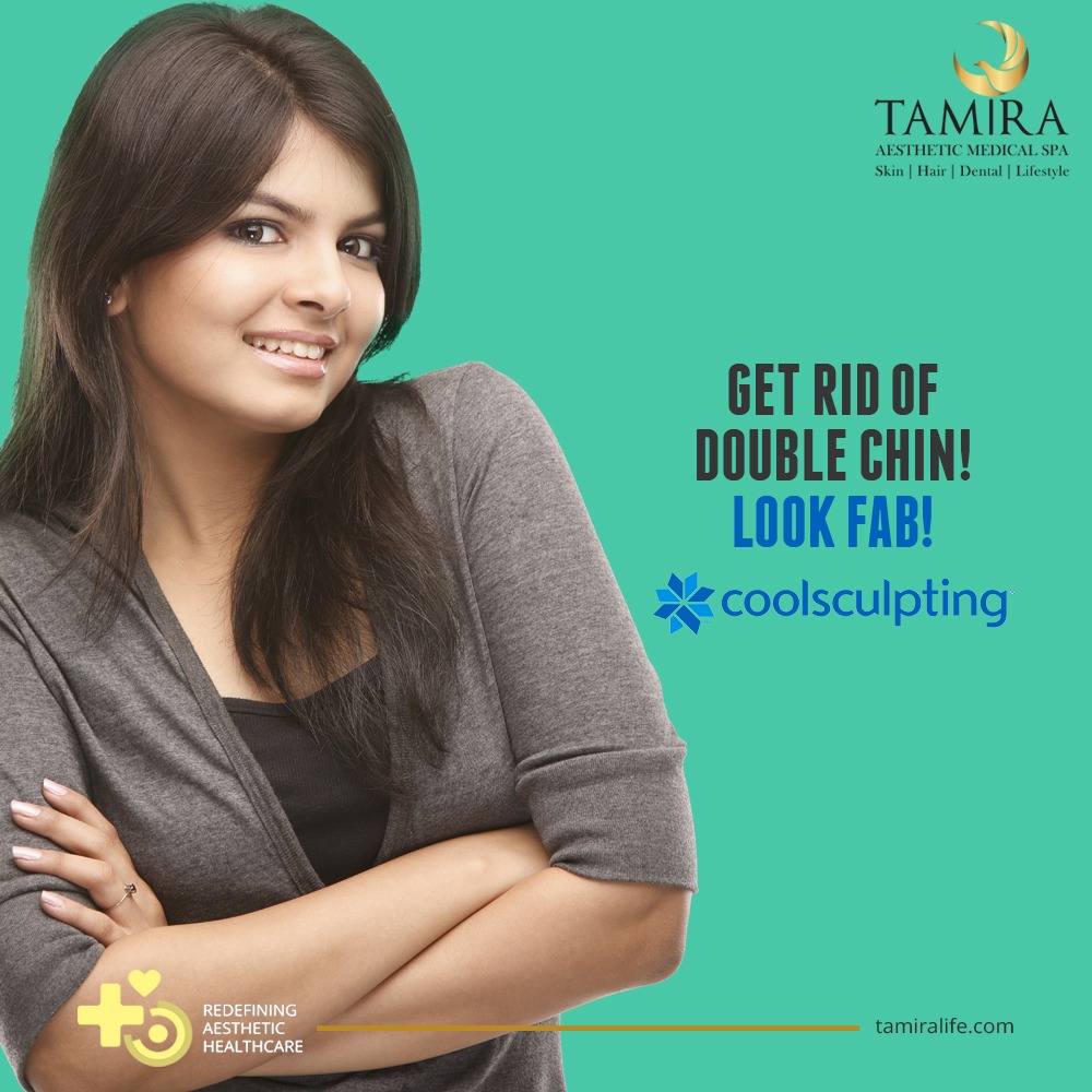 A doublechin can add years to your image. And that is not
