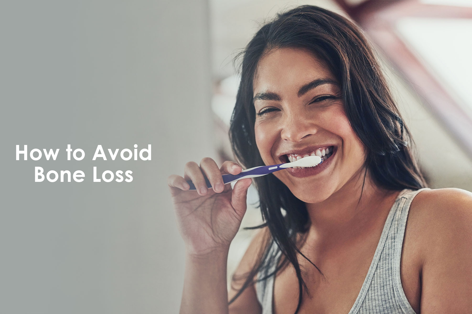 One of the main causes of bone loss is gum disease. The