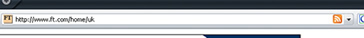 The RSS icon in Opera