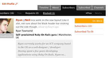 Unblock a blocked subscriber