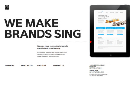 A great web design: 