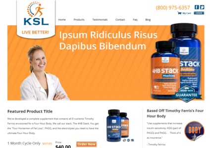 A great web design by CoolBlueWeb
