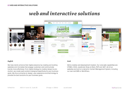 A great web design by kohactive