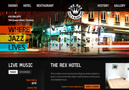 A great web design: Food & Beverage
