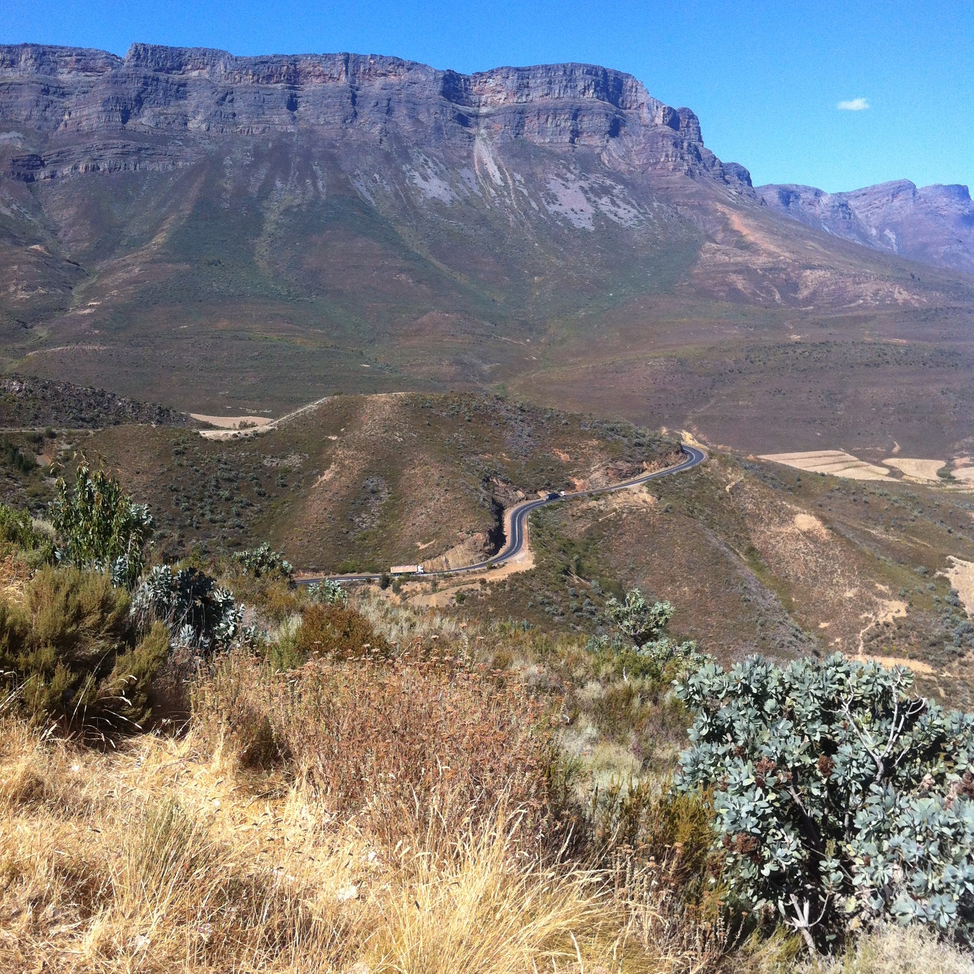 view down the Gydo Pass, Day 3, Tour de Boland