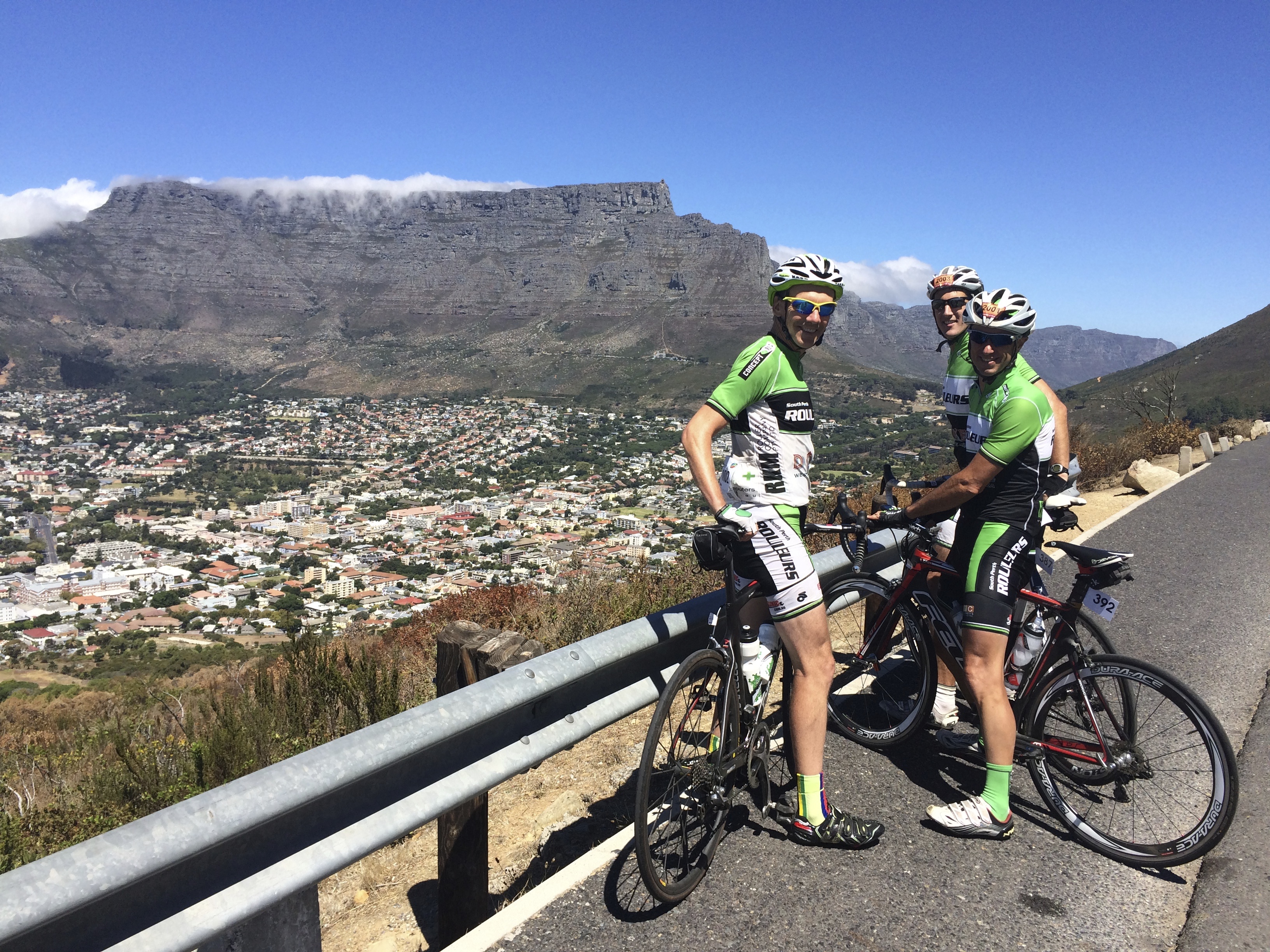 Looking back towards Table Mountain from Signal Hill, Sunday 8 March, 2015