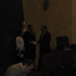 The Mayor presenting a gift to Ruth Shaina Benhiyoun, daughter of Rabbi Benhiyoun