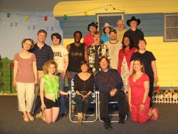 Valley Repertory cast with authors, talk back