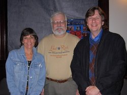 Authors with director, Brendan Albetski