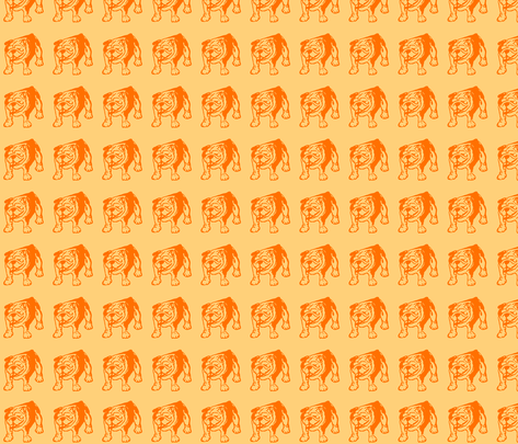 Bulldog Fabric fabric by sewbettie on Spoonflower - custom fabric