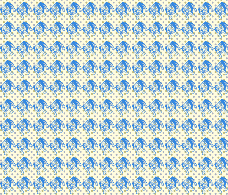 Polka Dot Bull Dogs fabric by sewbettie on Spoonflower - custom fabric