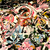PinkGalaxyflat_18x18