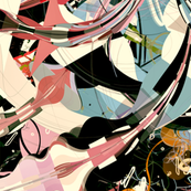PinkGalaxyflat_18x18