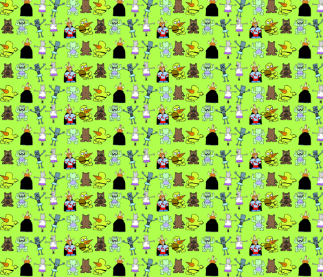 Monsters fabric by sewbettie on Spoonflower - custom fabric