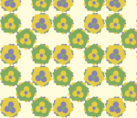 PolyPetal fabric by stellakit on Spoonflower - custom fabric