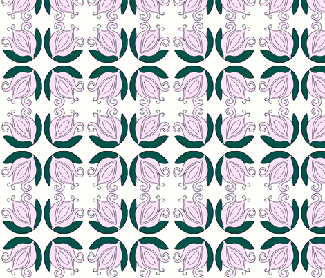 magnolia3 fabric by mahoganyturtle on Spoonflower - custom fabric