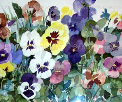 Pansies Pastel