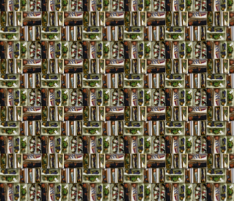 puppets 3 fabric by frank on Spoonflower - custom fabric
