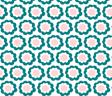 pink_doll_flower fabric by mahoganyturtle on Spoonflower - custom fabric