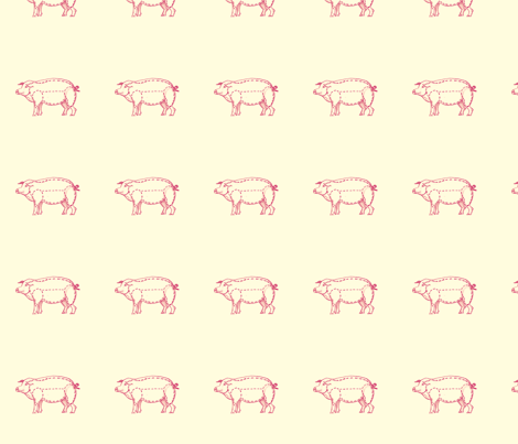 pig_meat fabric by katty on Spoonflower - custom fabric
