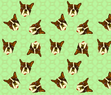 French Bulldogs fabric by sewbettie on Spoonflower - custom fabric