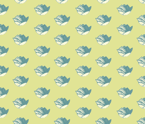 BlueLotus fabric by smasciana on Spoonflower - custom fabric