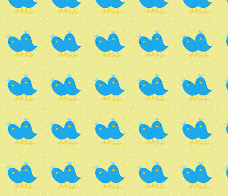 Quizzical_Birds fabric by highoncraft on Spoonflower - custom fabric